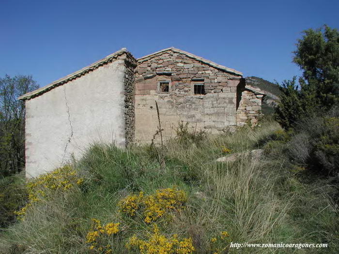 CABECERA PLANA DEL TEMPLO DESDE EL NORTE